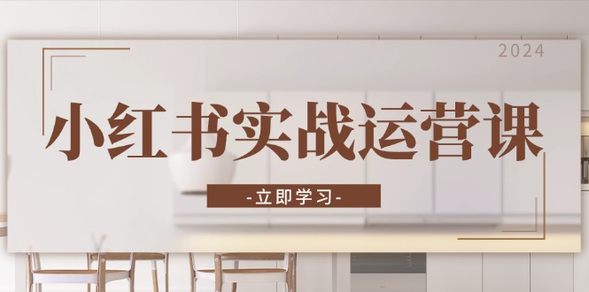 小红书实战运营课：从开通店铺到直播话术，打造爆款笔记与高效直播-轻创副业圈