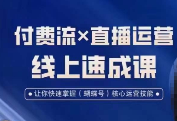 视频号付费流实操课程，付费流✖️直播运营速成课，让你快速掌握视频号核心运营技能-轻创副业圈