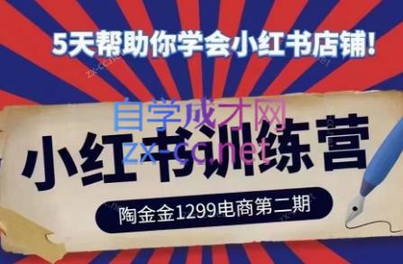陶金金·小红书训练营(第二期)-轻创副业圈
