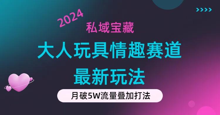 私域宝藏：大人玩具情趣赛道合规新玩法，零投入，私域超高流量成单率高-轻创副业圈