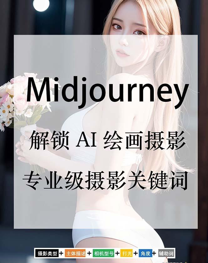 Midjourney关键词-解锁AI绘画专业级人工智能摄影关键词表-轻创副业圈