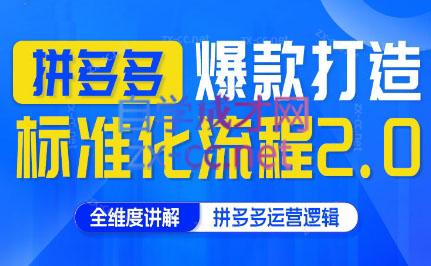 云杉老师·拼多多爆款打造标准化流程2.0-轻创副业圈