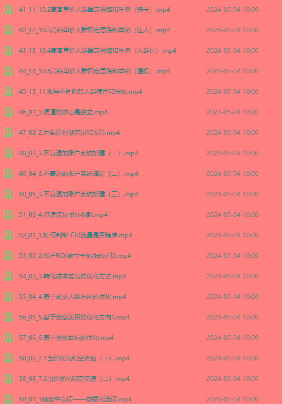 图片[3]-2024单品正价起号，直播素材投流选品：选品课+投流课+素材课+卡首屏/100节-轻创副业圈