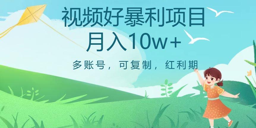外边收费699项目，视频号暴利项目，多账号可复制，红利期-轻创副业圈