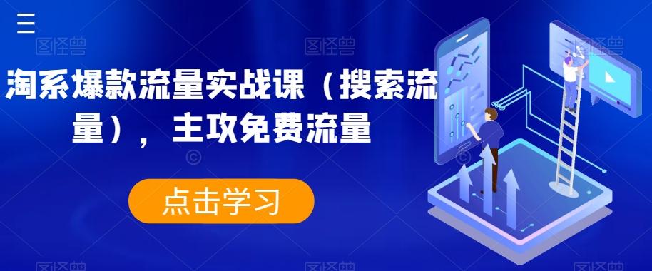 淘系爆款流量实战课（搜索流量），主攻免费流量-轻创副业圈